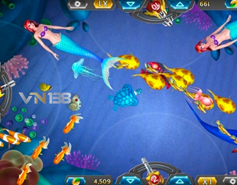 Một số trò chơi tại bắn cá Tiểu Tiên Cá